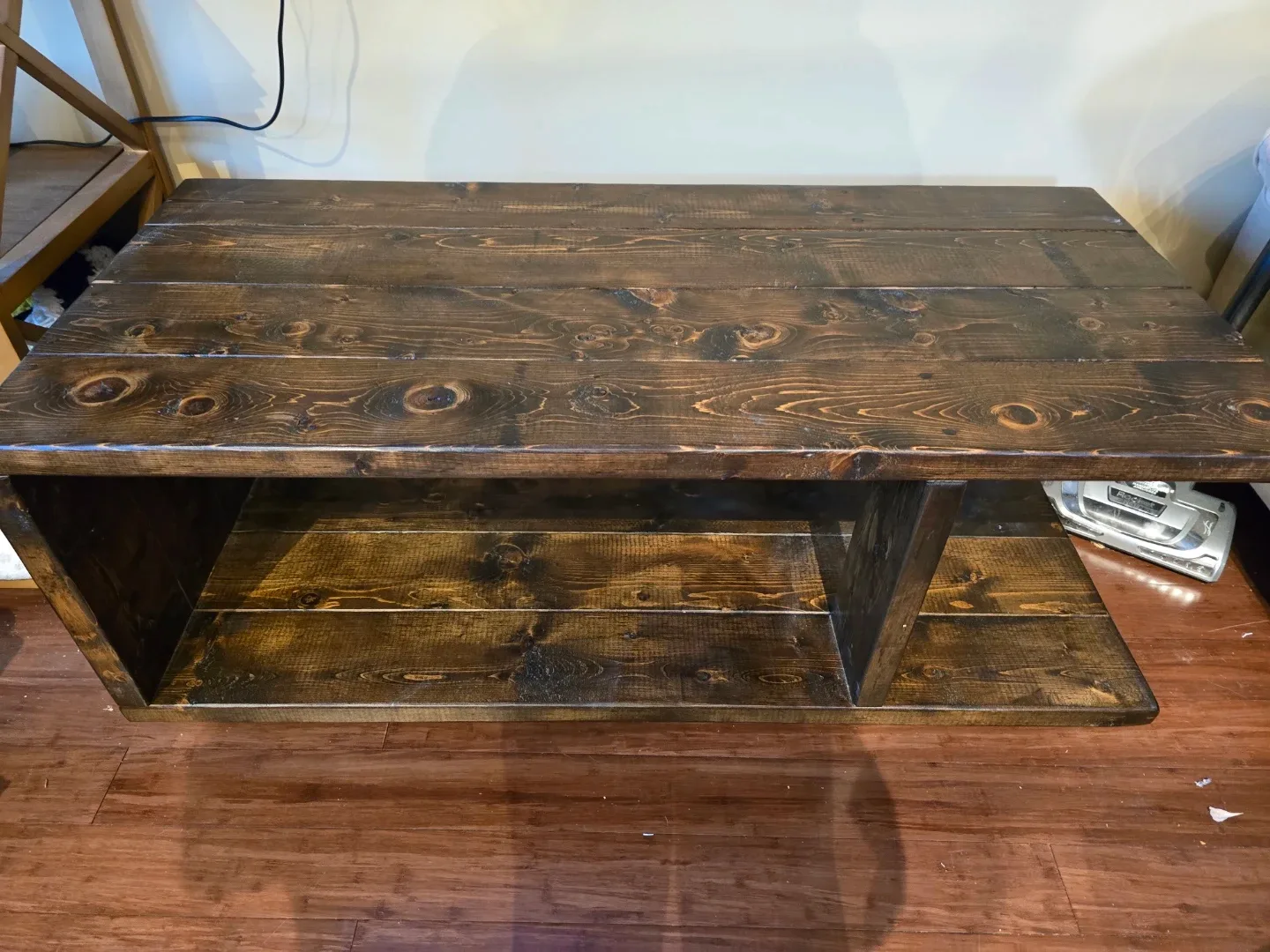 Wooden Coffee Table with Shelf image indicator(3)