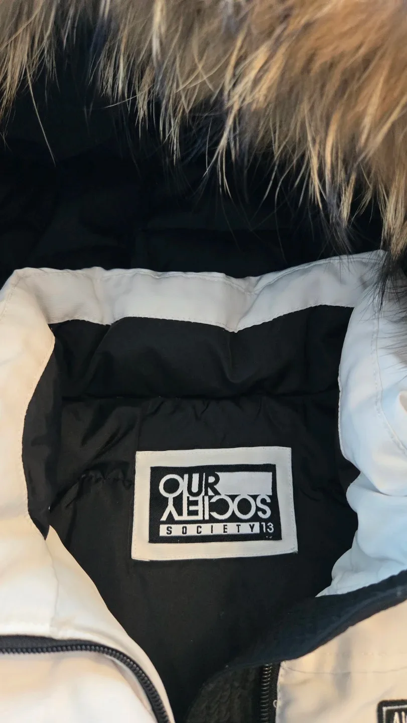 Our Society 13 White Winter Parka image indicator(4)