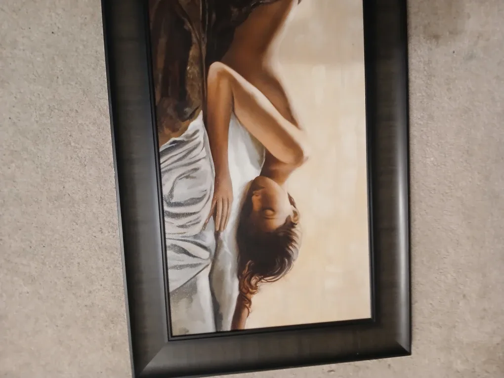 Long sensual painting of woman image indicator(2)