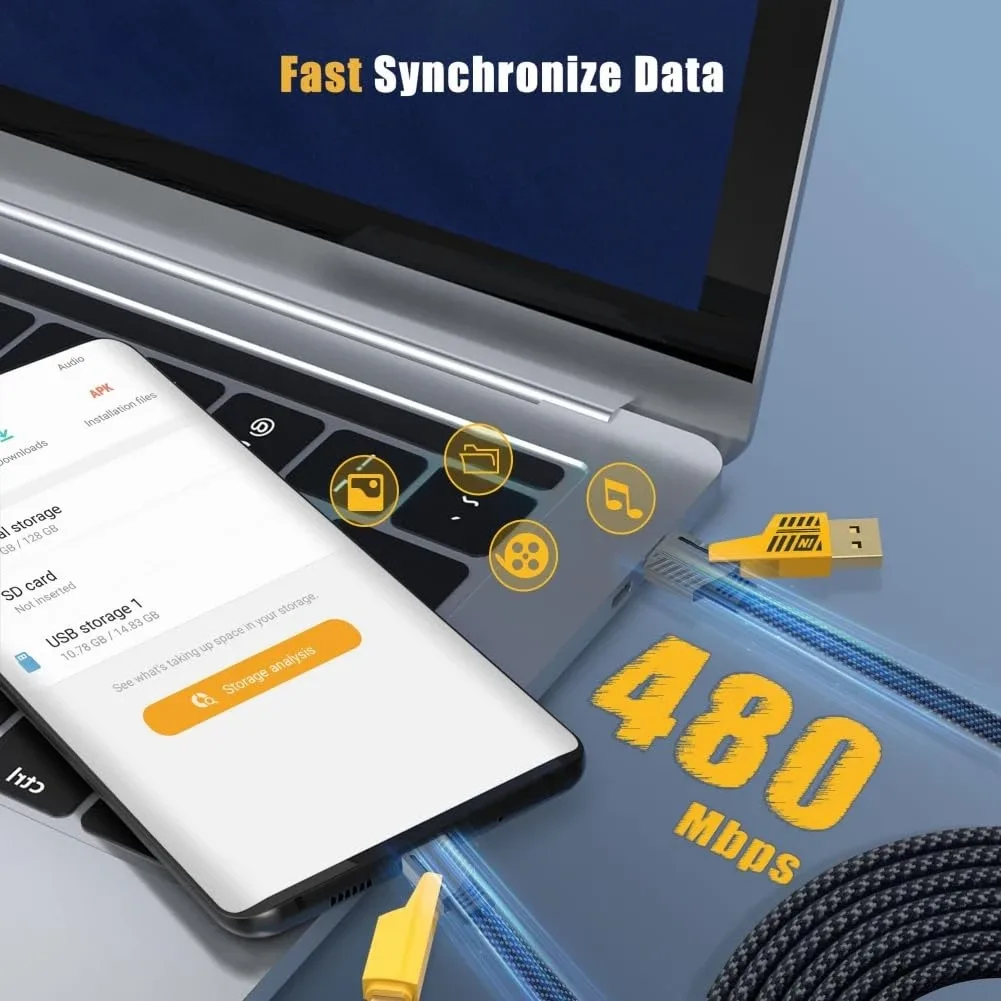 Multi Charging Cable 4-in-1 6Ft Fast Charging Cable Universal image indicator(4)