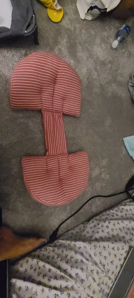 Baby Support Pillow - Red Striped