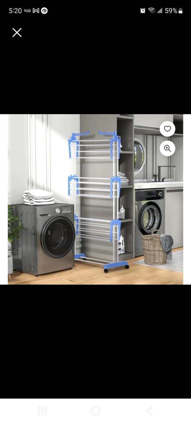 HOMCOM 3-Tier Clothes Drying Rack - New in Box!🥕