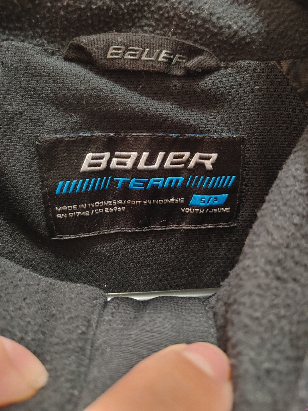 Bauer Team Youth Jacket - Size S/P - photo 4