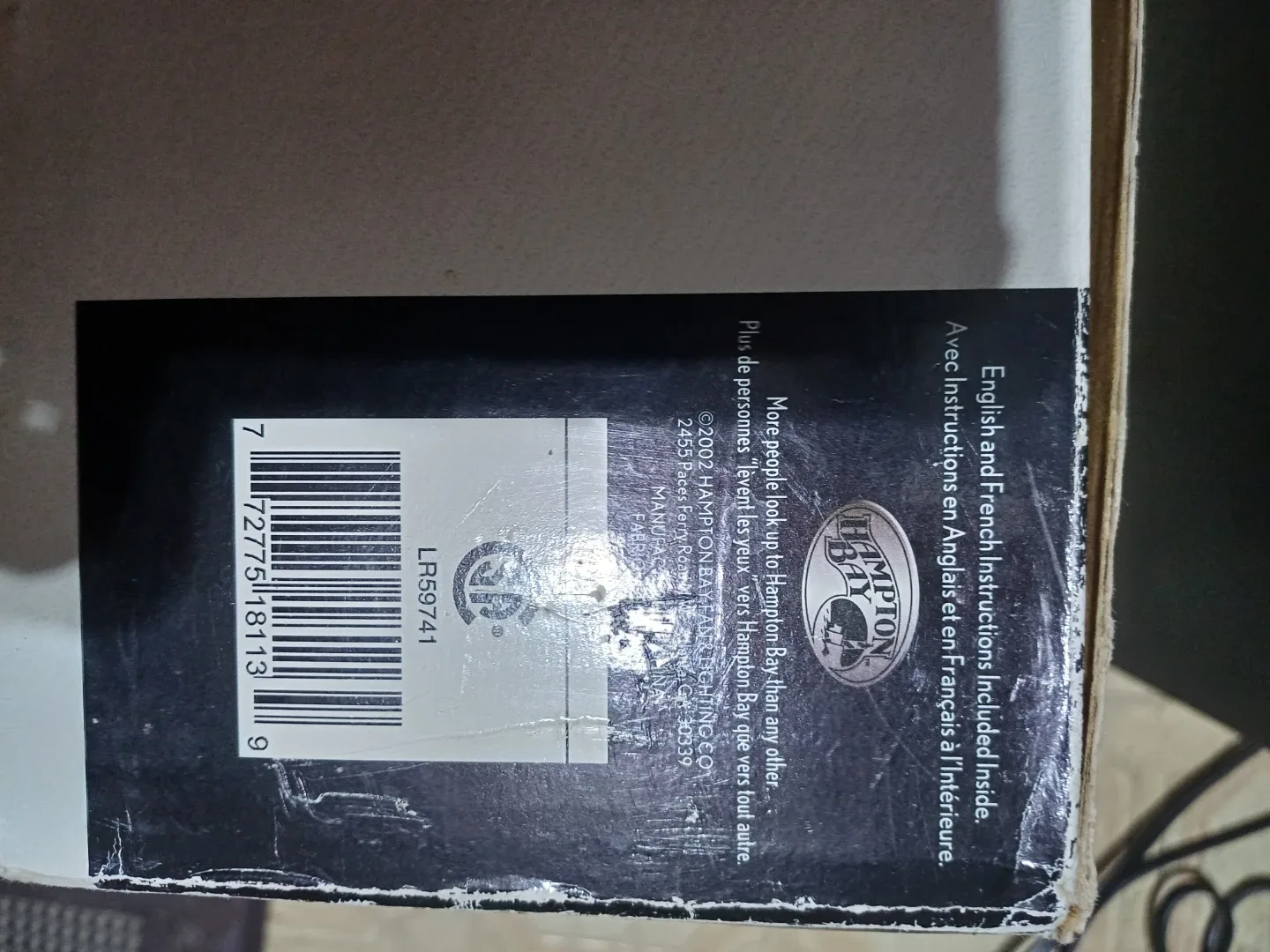 🥕 NEW Hampton Bay 2-Light Pewter Flushmount Ceiling Light 🥕 image indicator(2)