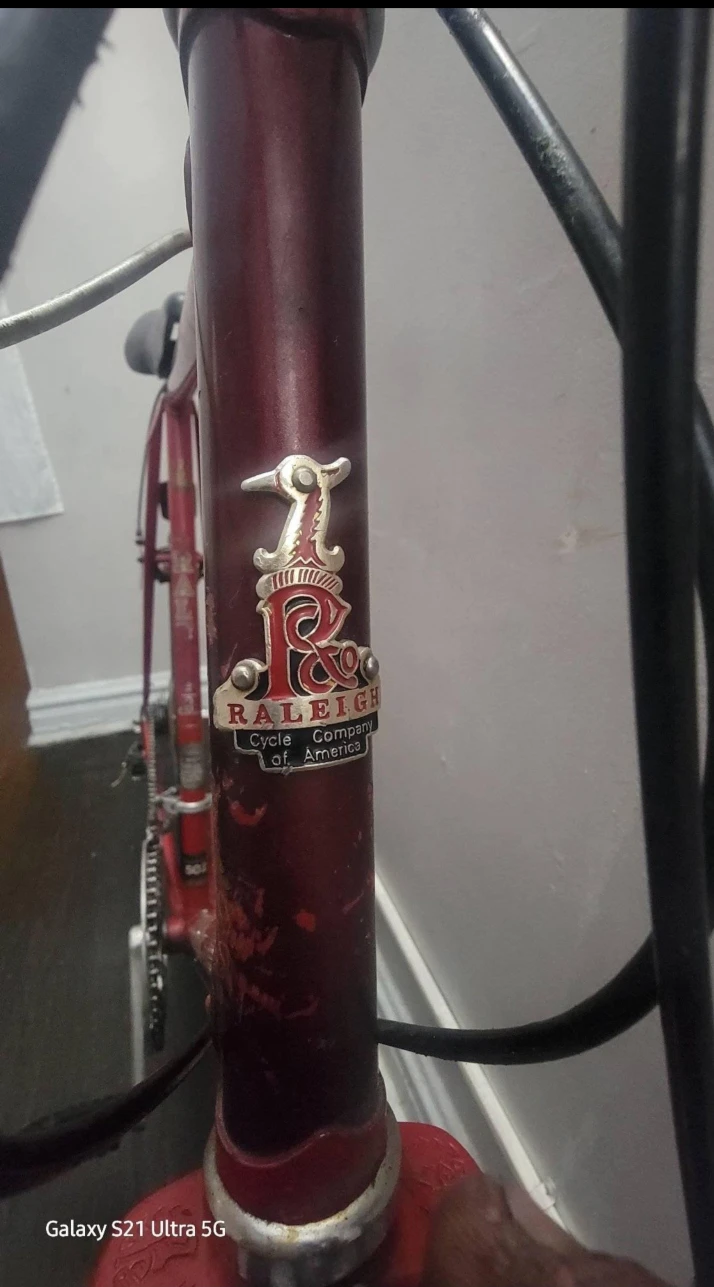 Raleigh Bicycle - Red - photo 4
