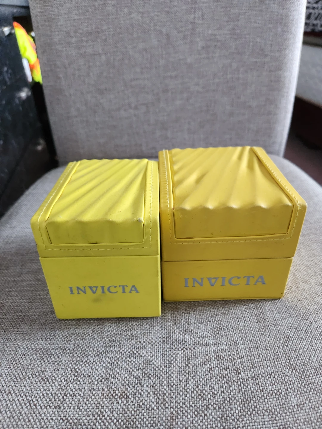 Invicta Watch Boxes - Yellow