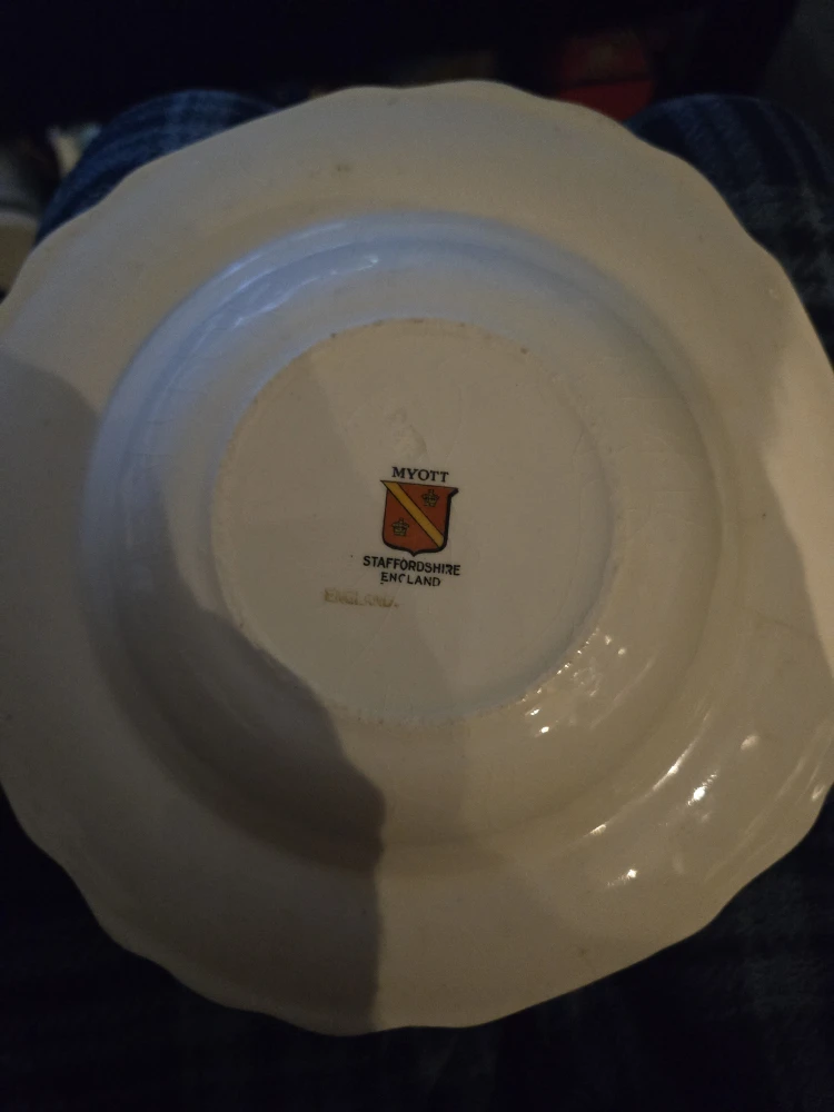 Myott Staffordshire England Bowl - photo 2