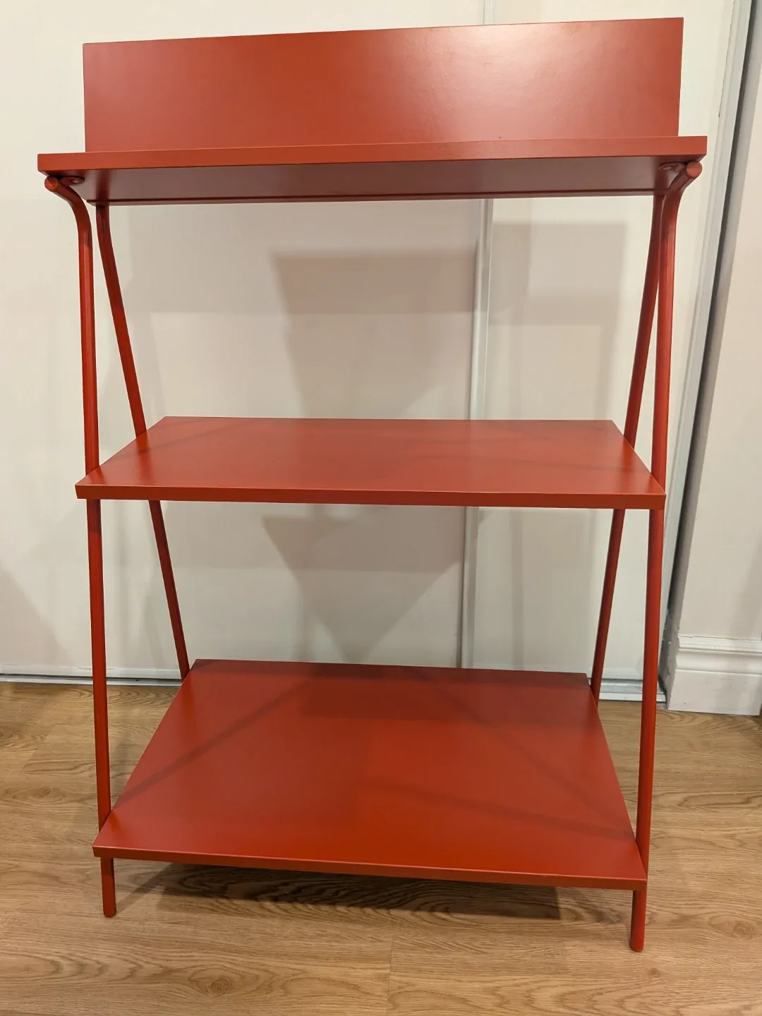IKEA KRÖNIKÖR Red Open Storage Shelf Unit image indicator(2)