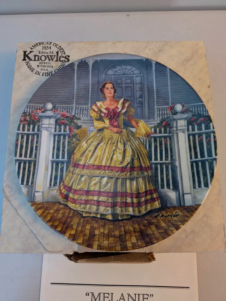 Edwin M. Knowles "Melanie" Plate