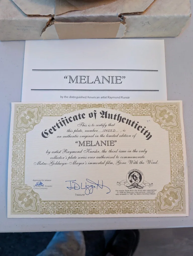 Edwin M. Knowles "Melanie" Plate image indicator(2)