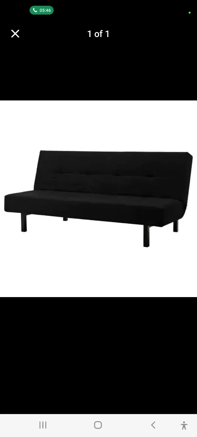 Black Futon Sofa Bed image indicator(3)