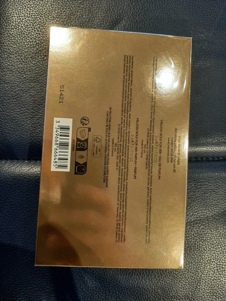 RABANNE Million Gold for Her Eau de Parfum 5 mL image indicator(2)