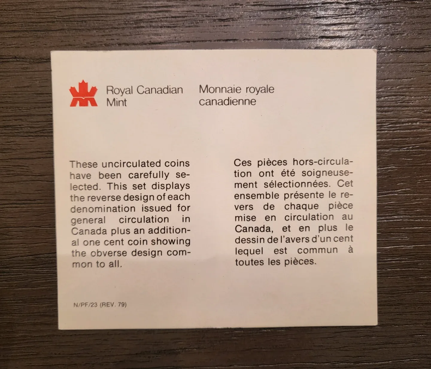 Royal Canadian Mint 1980 Uncirculated Coin Set image indicator(5)