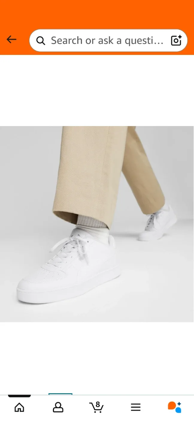 NEW Puma Court Women's White Sneakers, Size 10 image indicator(2)