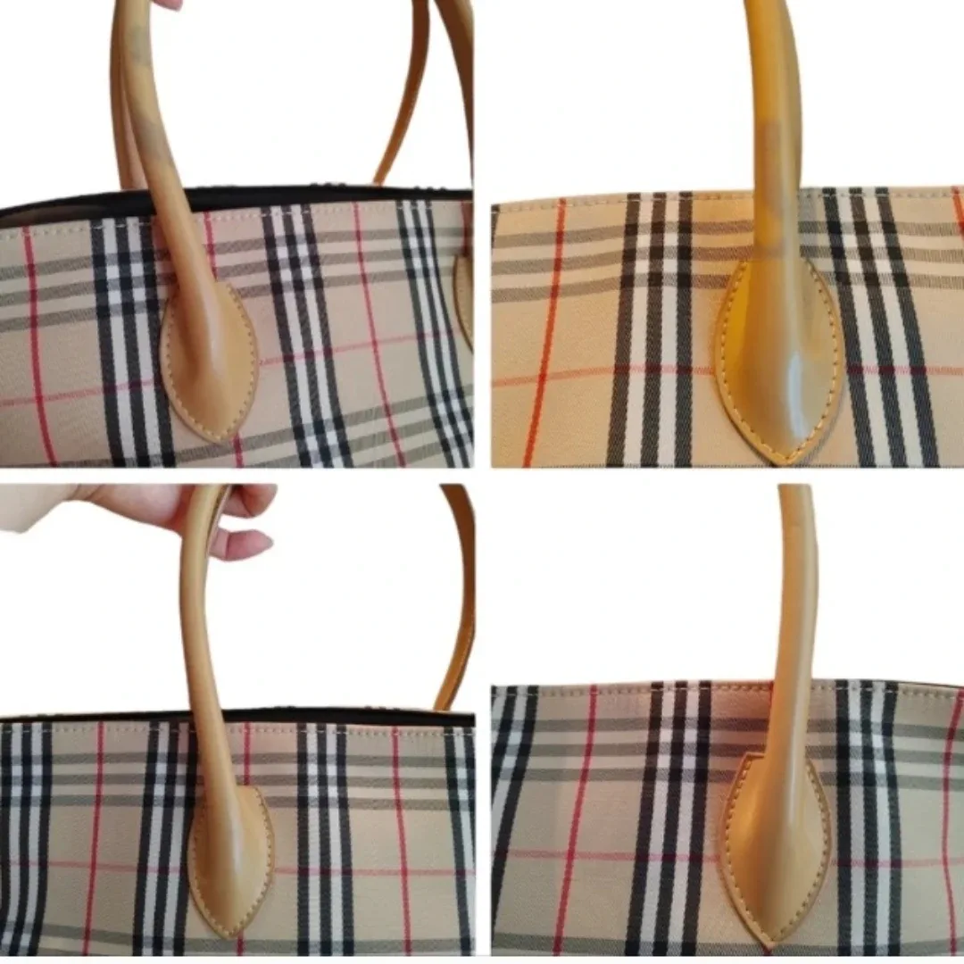 Burberry Blue Label Plaid Tote Bag image indicator(7)