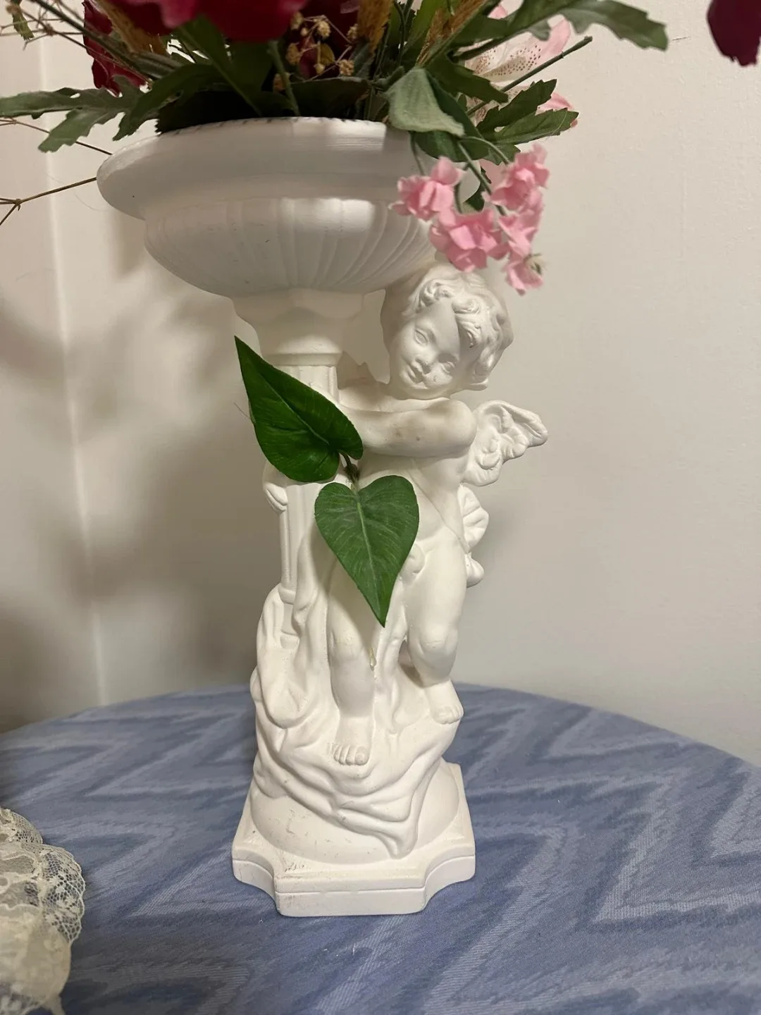 Cherub Statue Flower Planter
