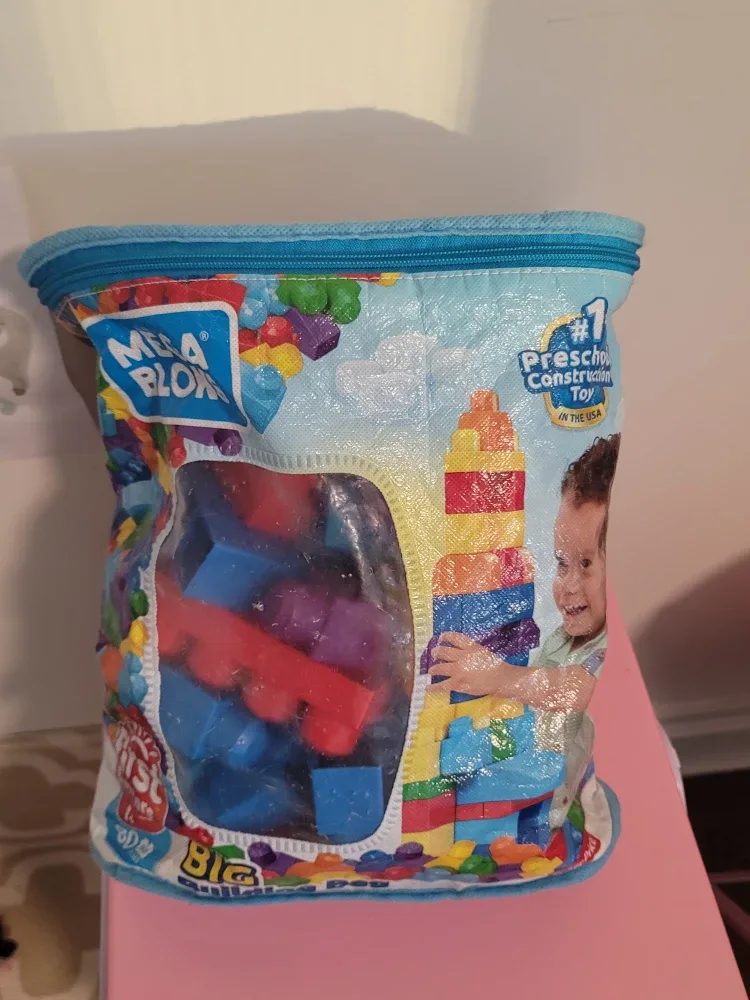 Mega Bloks First Builders Big Building Bag - 80 Pieces