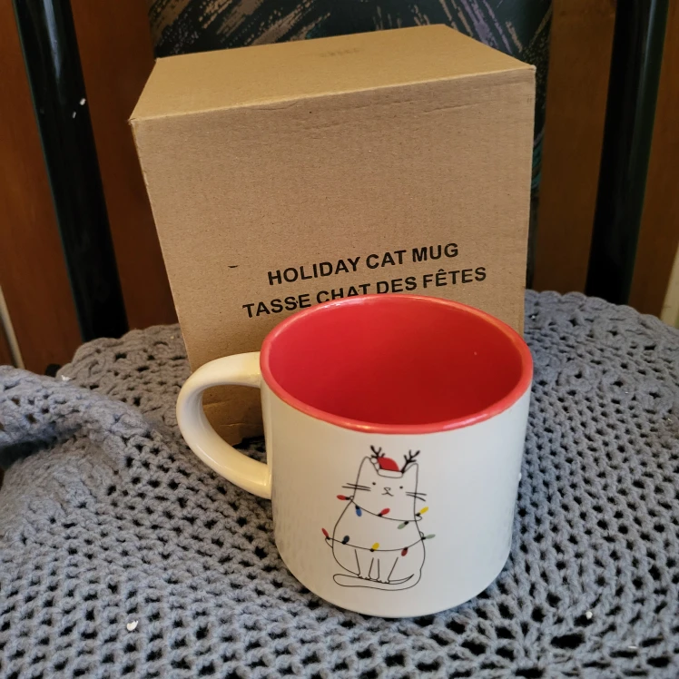 Holiday Cat Mug with Box - photo 2