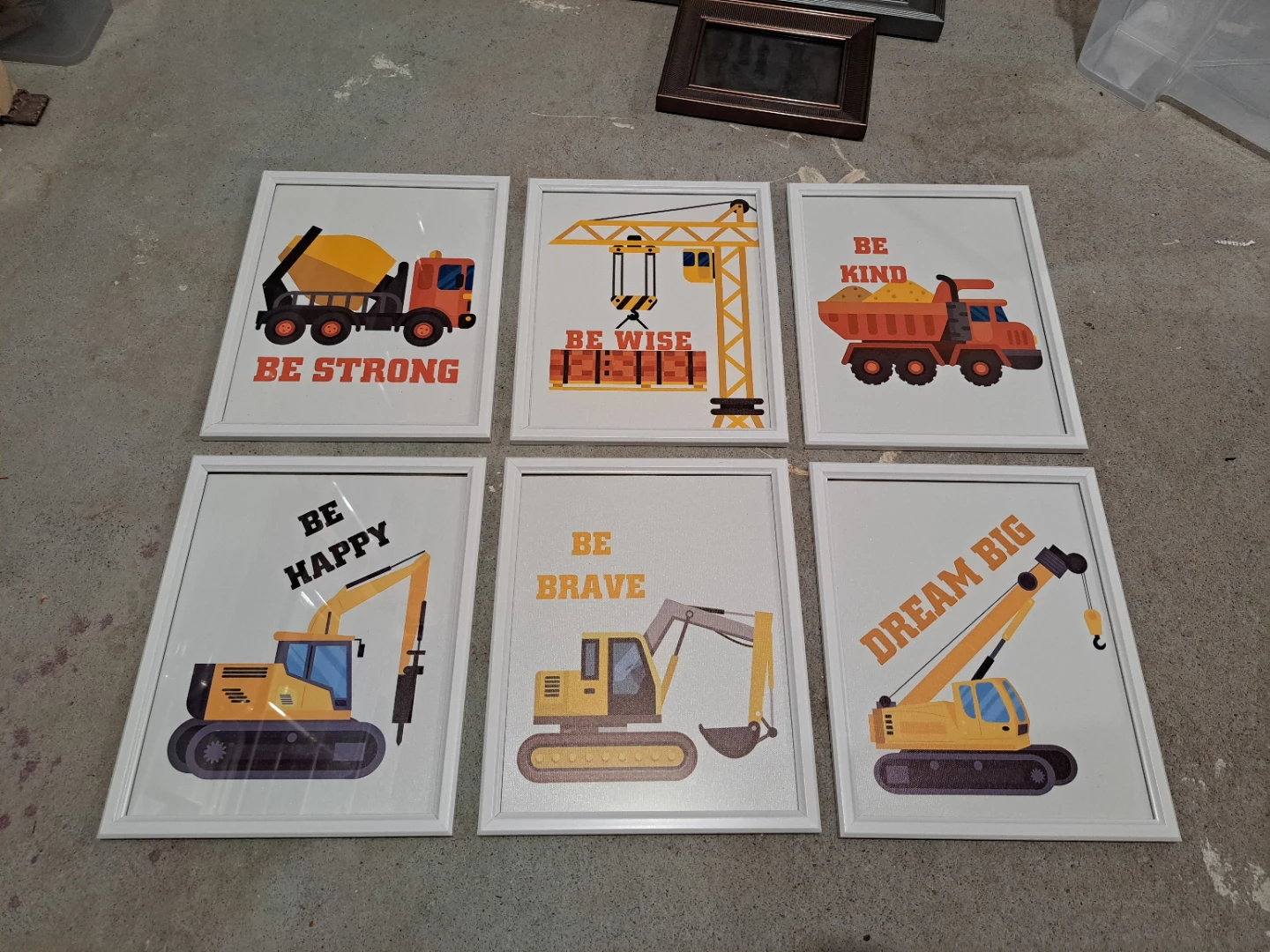Construction Vehicle Wall Art Prints (Set of 10) - photo 2