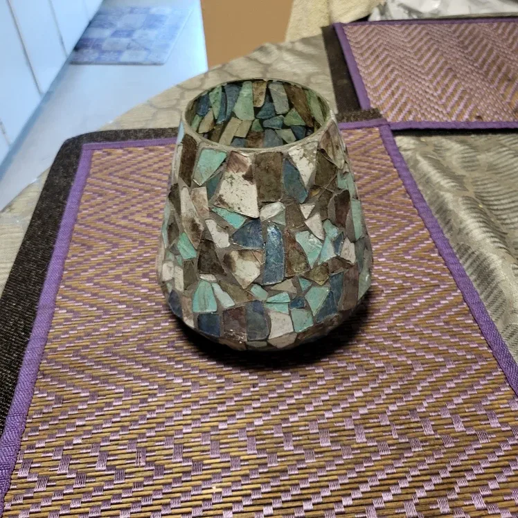 Mosaic Vase - Decorative Home Accent