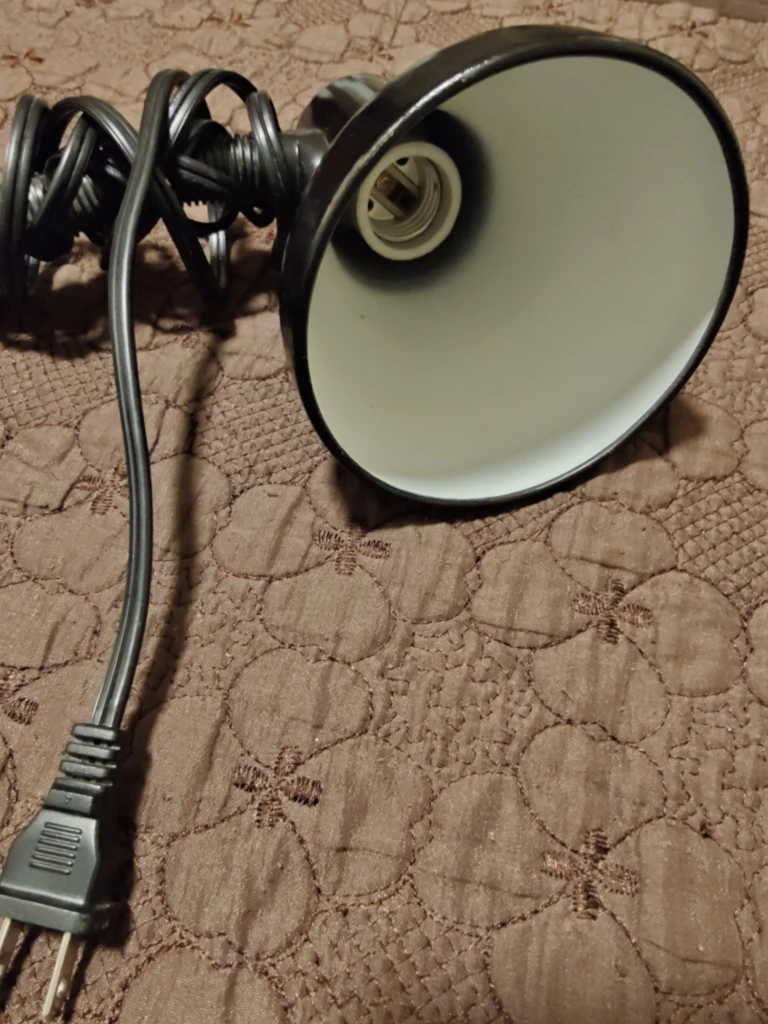 Black Clip-on Desk Lamp - photo 2