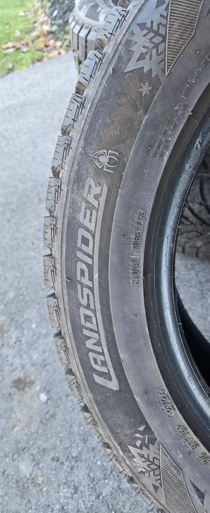 Landspider Winter tires. (235/55/R17) used 1 season. image indicator(3)
