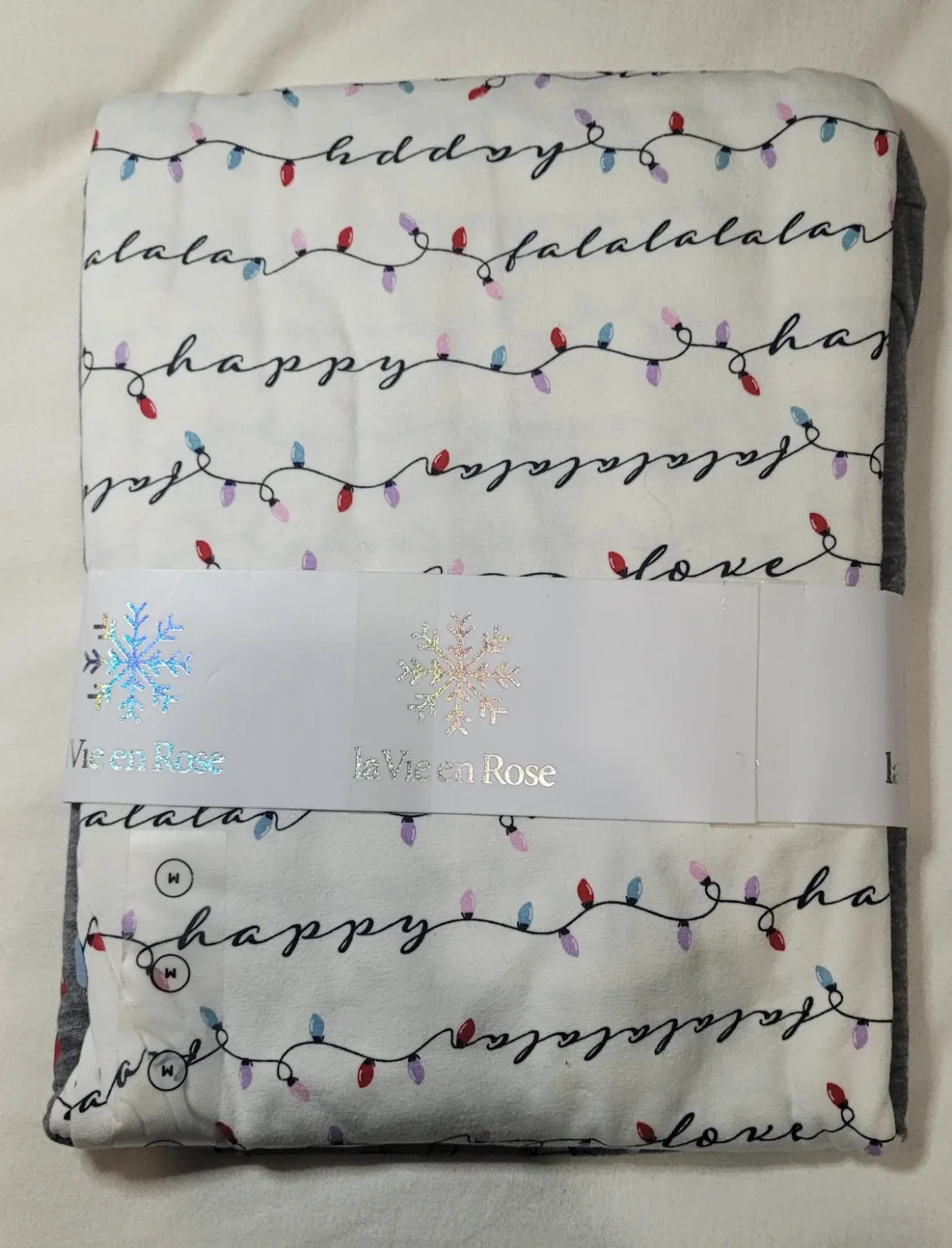 NEW La Vie en Rose 2PC Pajama Set - Size M image indicator(2)