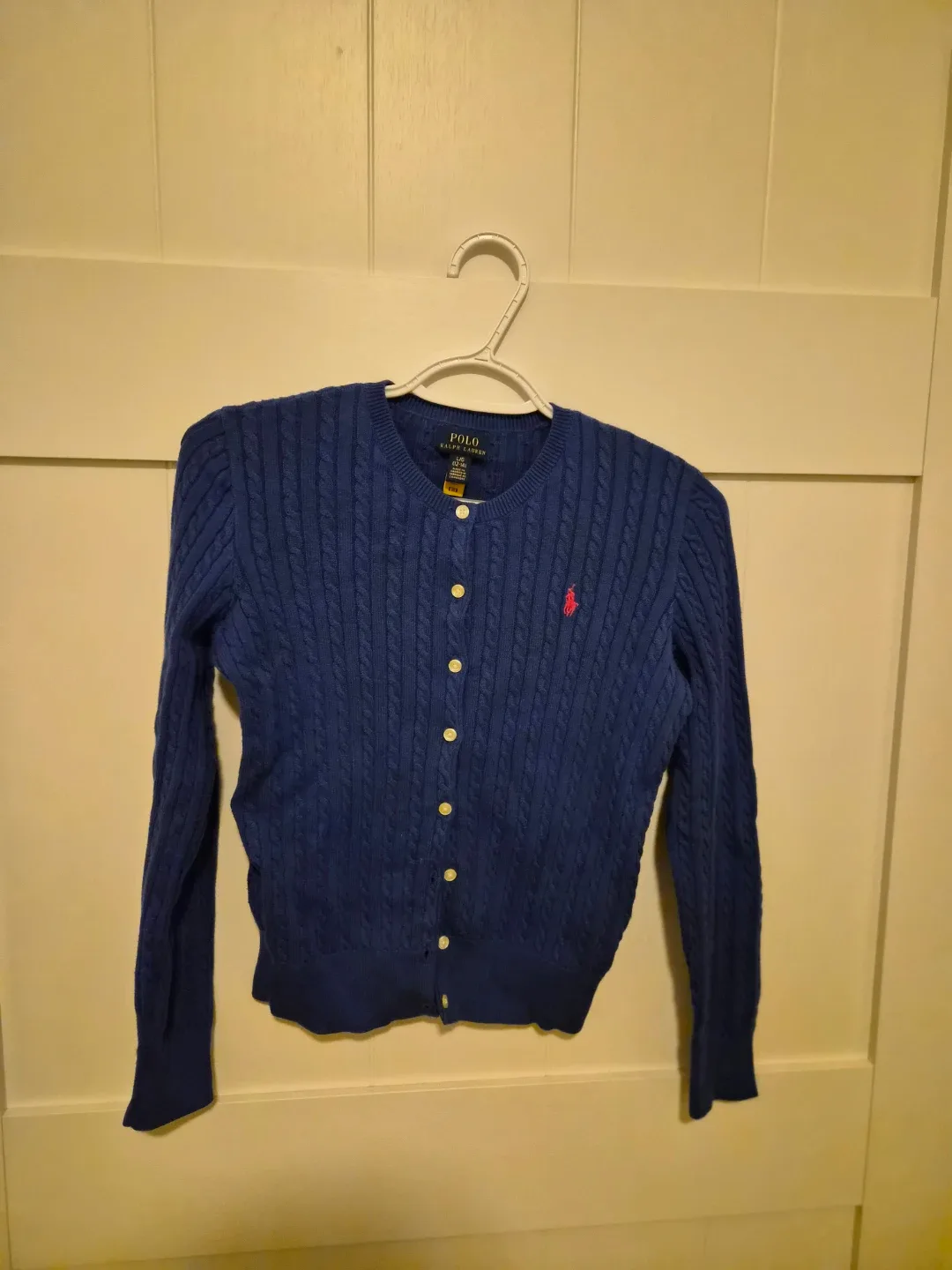 Like new Girl's Polo Ralph Lauren Cardigan - L (12-14) image indicator(4)