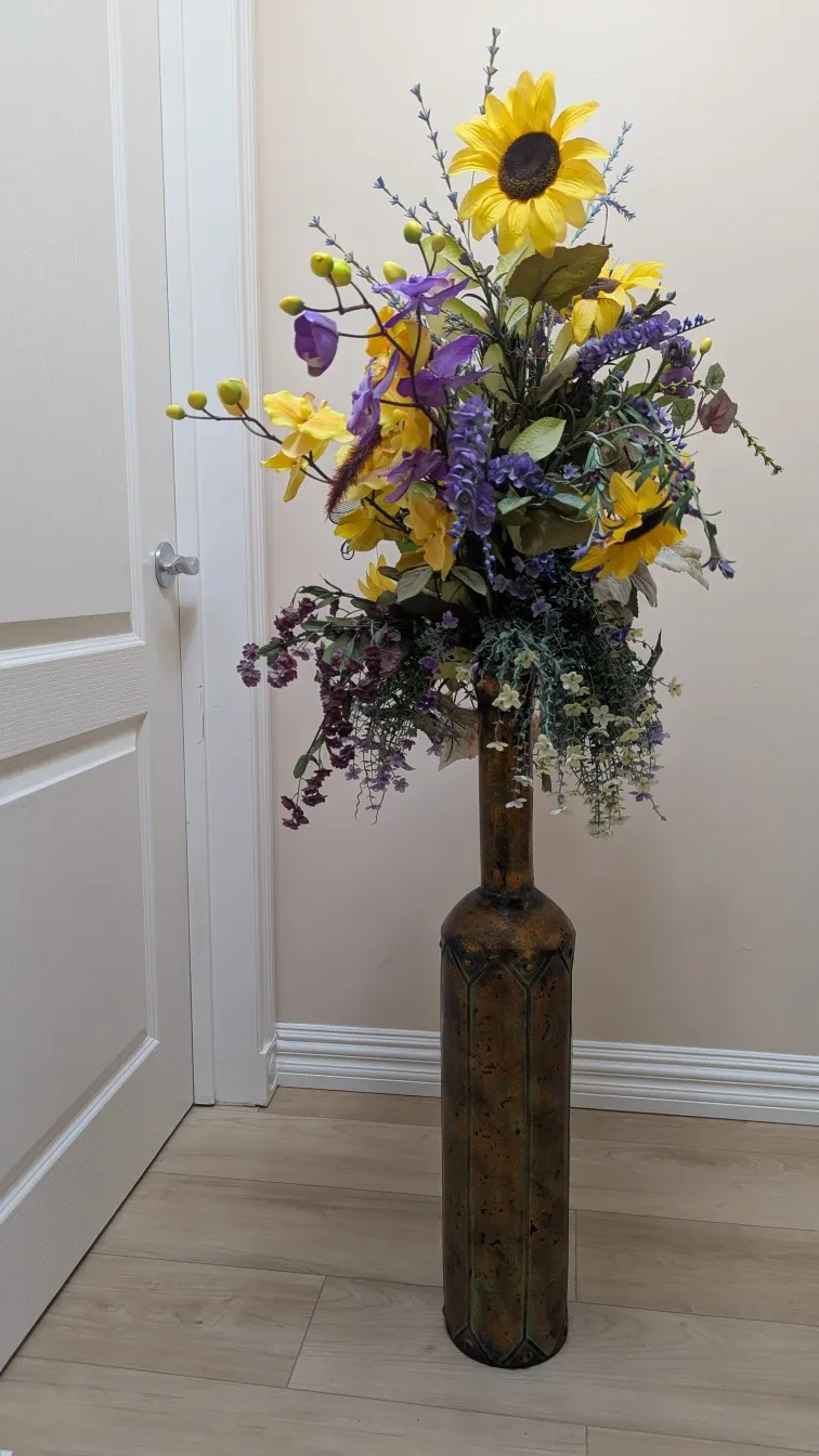 Floral Arrangement in Decorative Vase