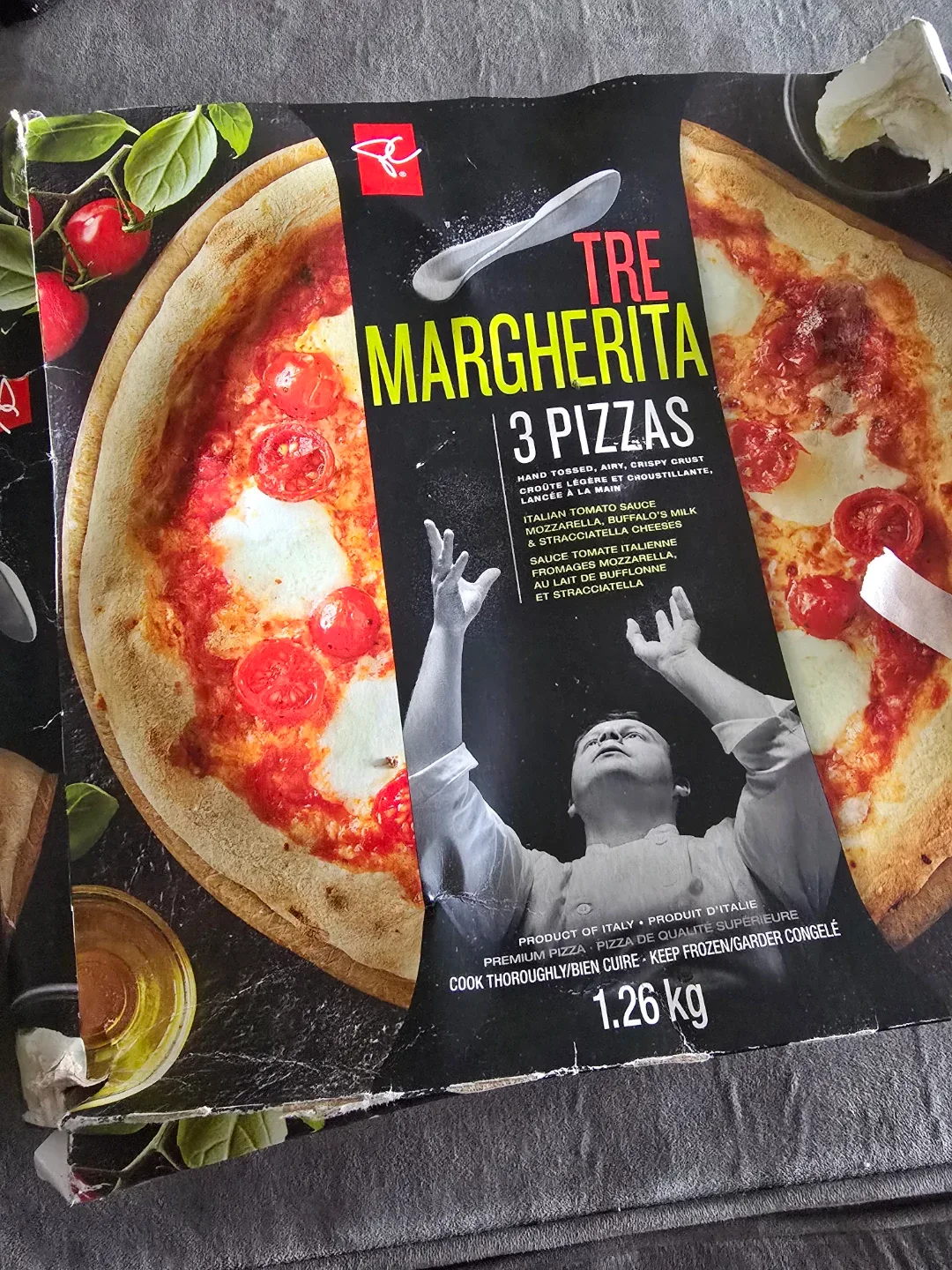 PC Tre Margherita 3 Pizzas