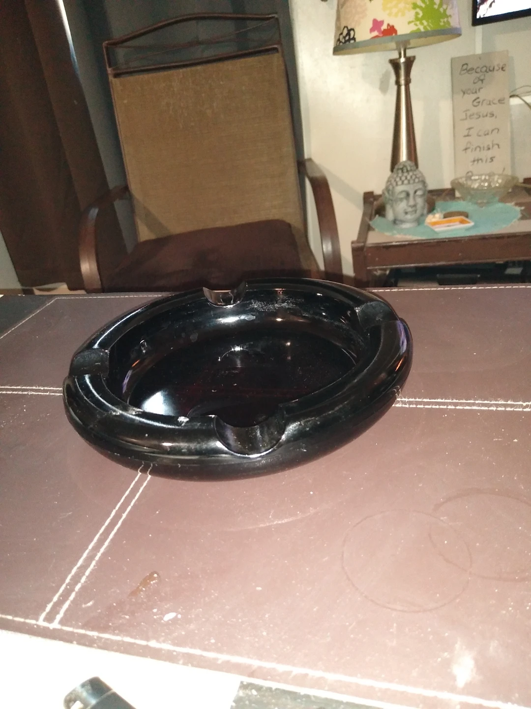 Vintage Brown beer bottle ashtray - photo 5
