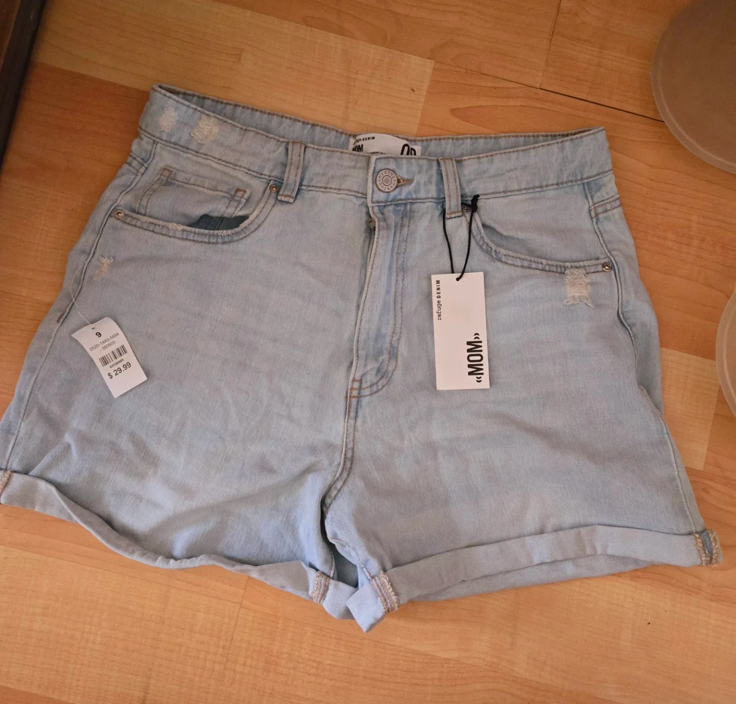 Refuge Denim "MOM" Shorts - Size 9
