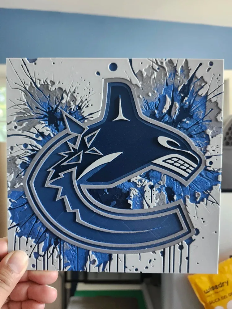 Vancouver Canucks 3D Wall Art image indicator(2)