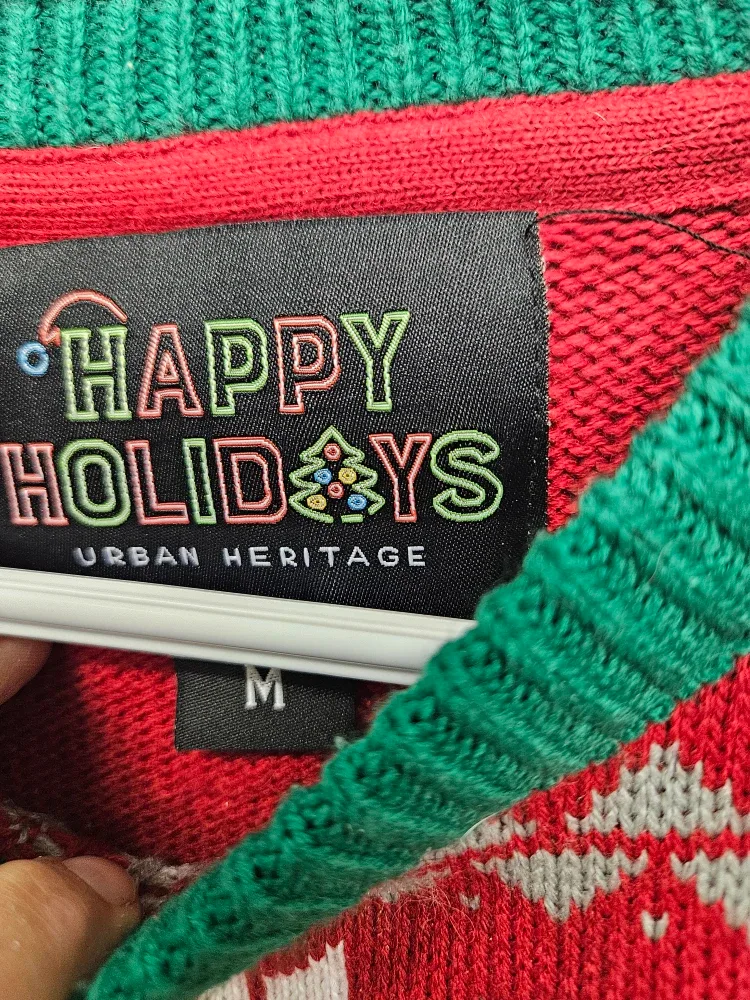 Cute Cat, Ugly Christmas Sweater - M image indicator(2)