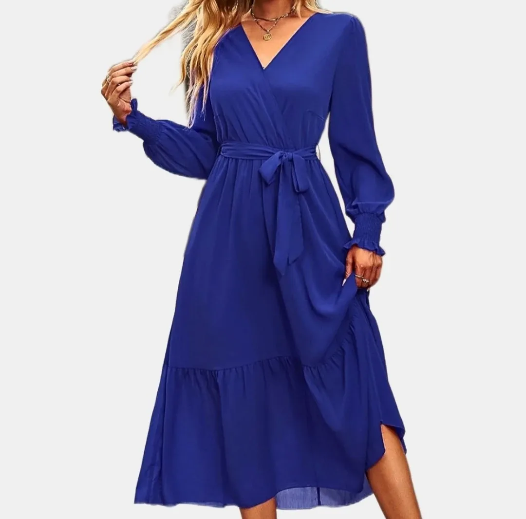 PrettyGarden Navy Blue Dress - NWT (size XXL) image indicator(9)