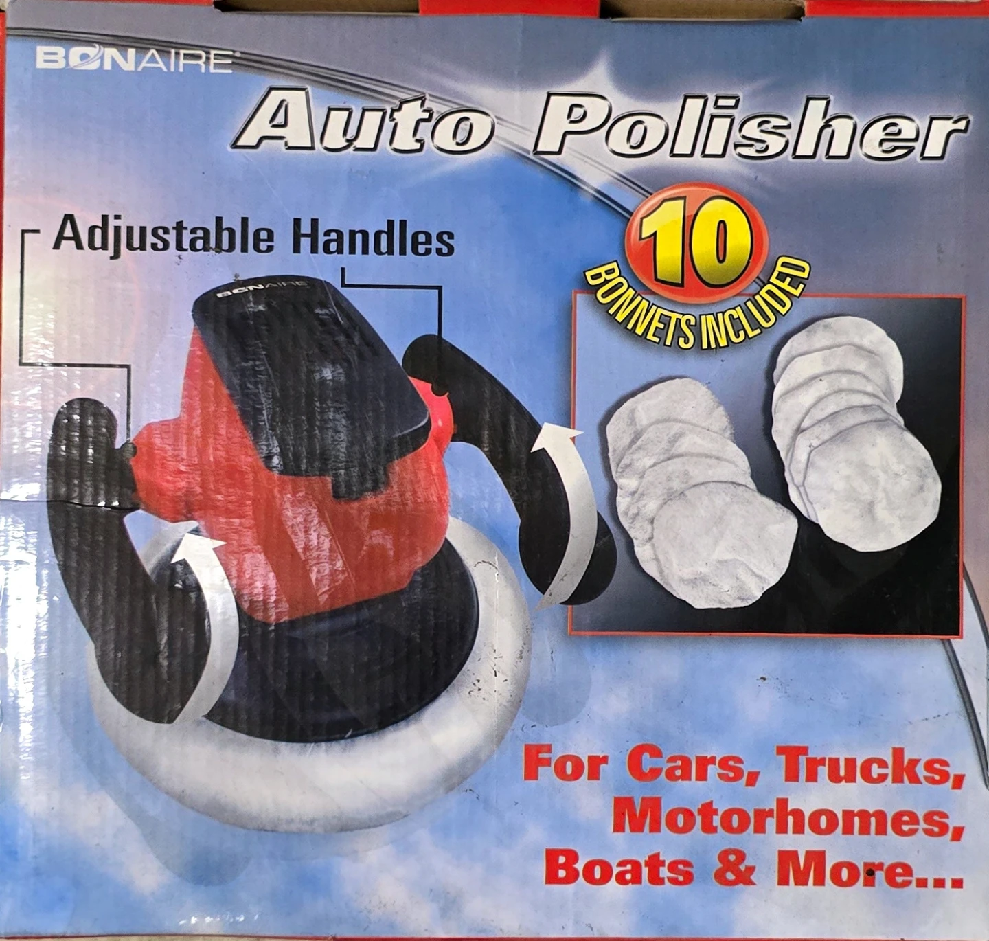 Bonaire Auto Polisher RP120C w/ 10 Bonnets - New - photo 4