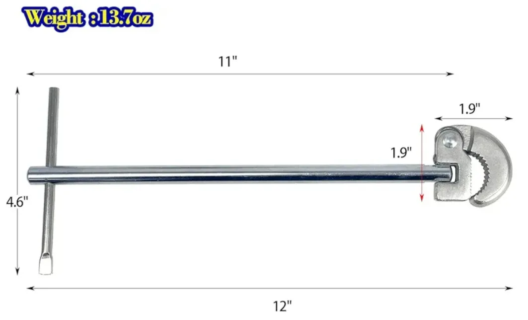 🛠Basin Wrench Spring Loaded🛠 image indicator(9)