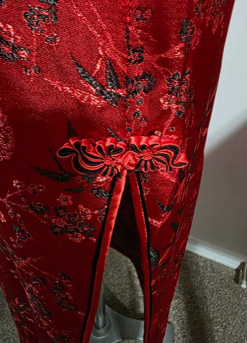 Red Cheongsam Dress image indicator(7)