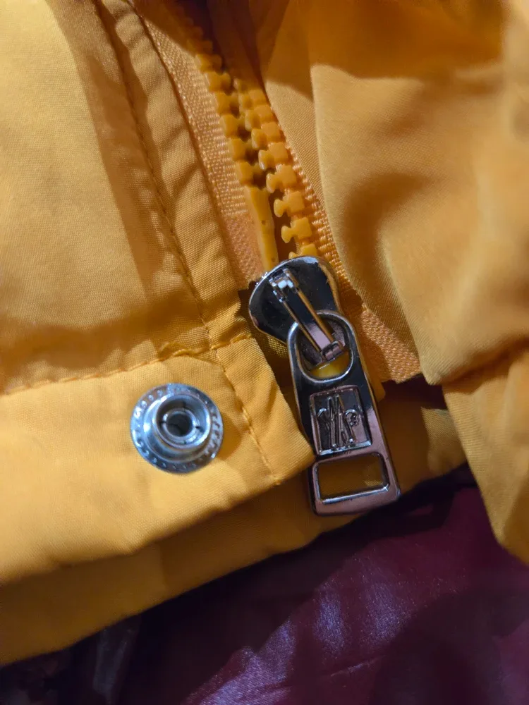 Moncler Yellow Puffer Jacket, Size 5 image indicator(8)