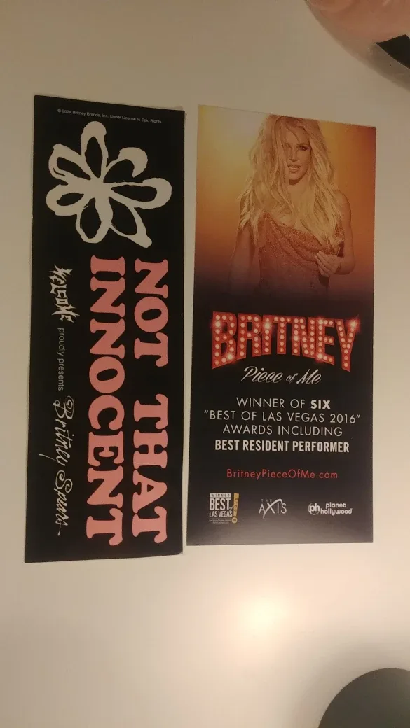 Britney Spears Sticker Lot