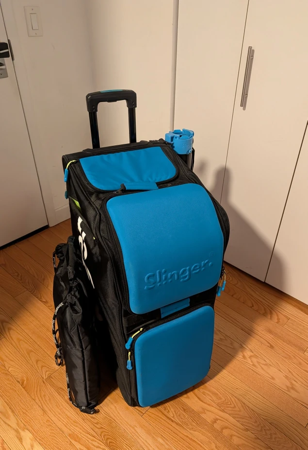 Slinger Slam Pack Tennis Ball Launcher Bag