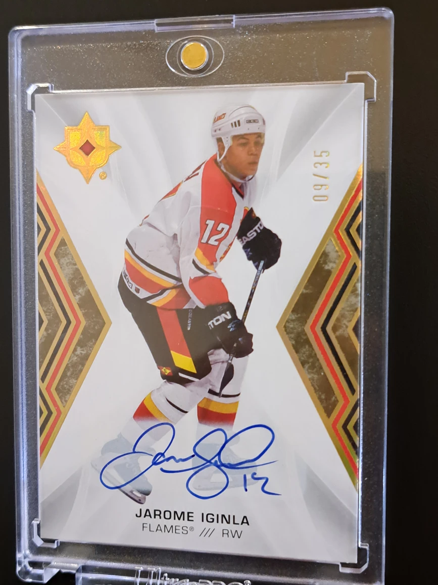 2021/22 Upper Deck ultimate/Jarome Iginla/retro/autograph - photo 3