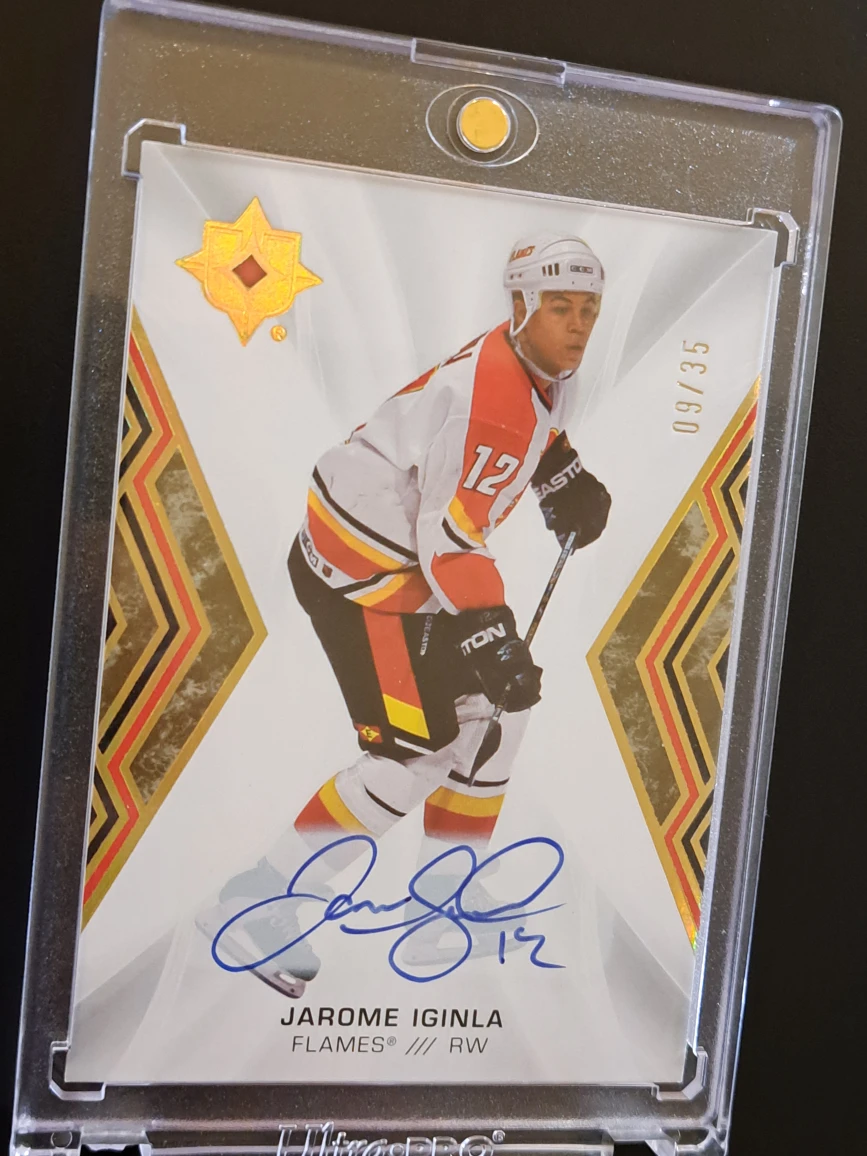 2021/22 Upper Deck ultimate/Jarome Iginla/retro/autograph - photo 4