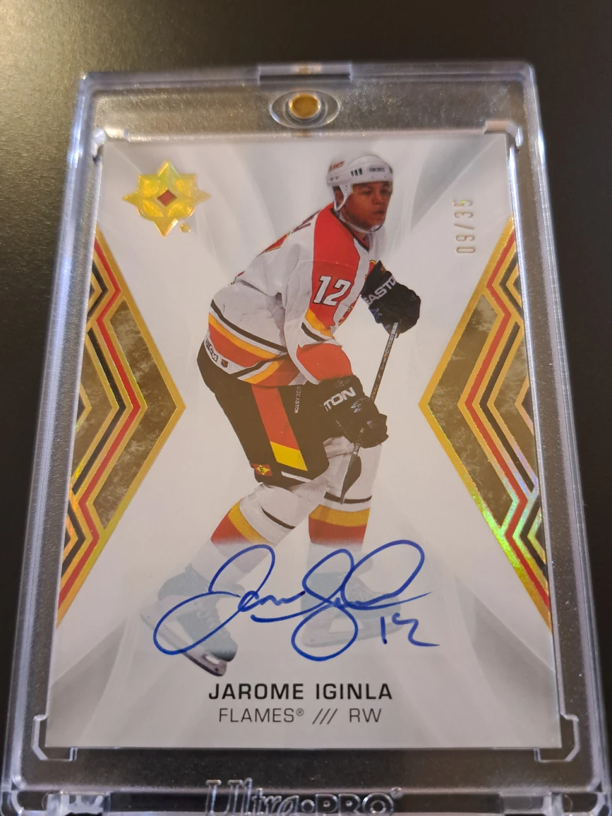 2021/22 Upper Deck ultimate/Jarome Iginla/retro/autograph - photo 5
