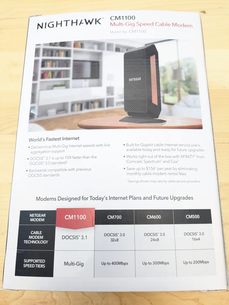 Netgear Nighthawk Multi Gig Speed Cable Modem image indicator(3)