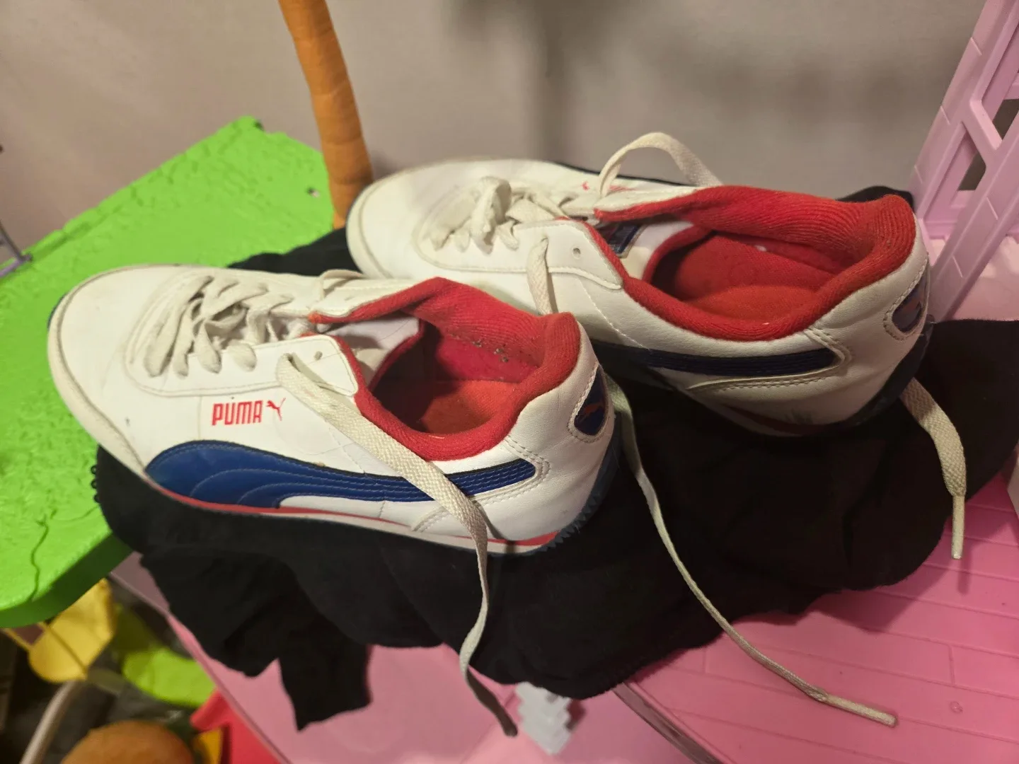 Puma White Sneakers - Size 6 US