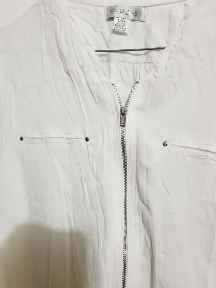 Magazine White Blouse - Size L image indicator(2)