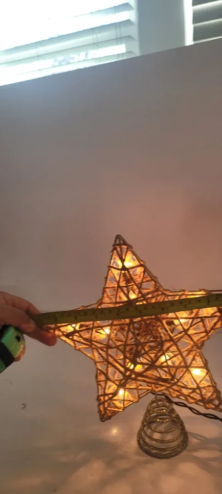 Star Christmas Tree Topper - 11 Inches image indicator(4)