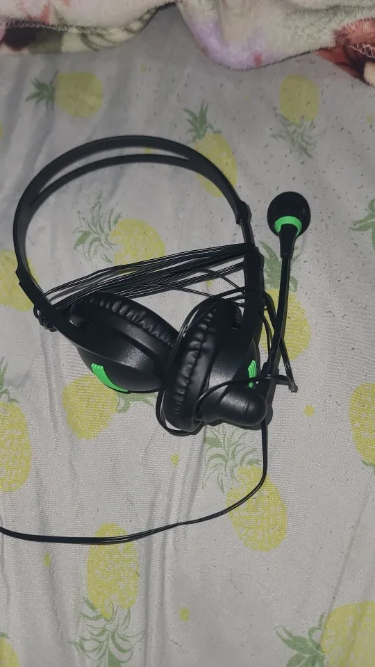 Black Gaming Headset with Microphone