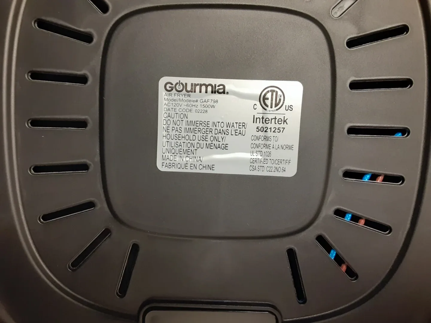 Gourmia - Digital Air Fryer | 6.7L/7QT GAF798 image indicator(9)